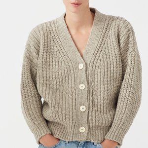 Babaa wool cardigan no19 mist